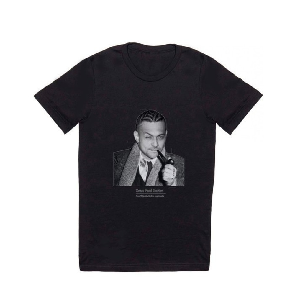 Sean Paul Sartre Concept Art Music Culture T-Shirt